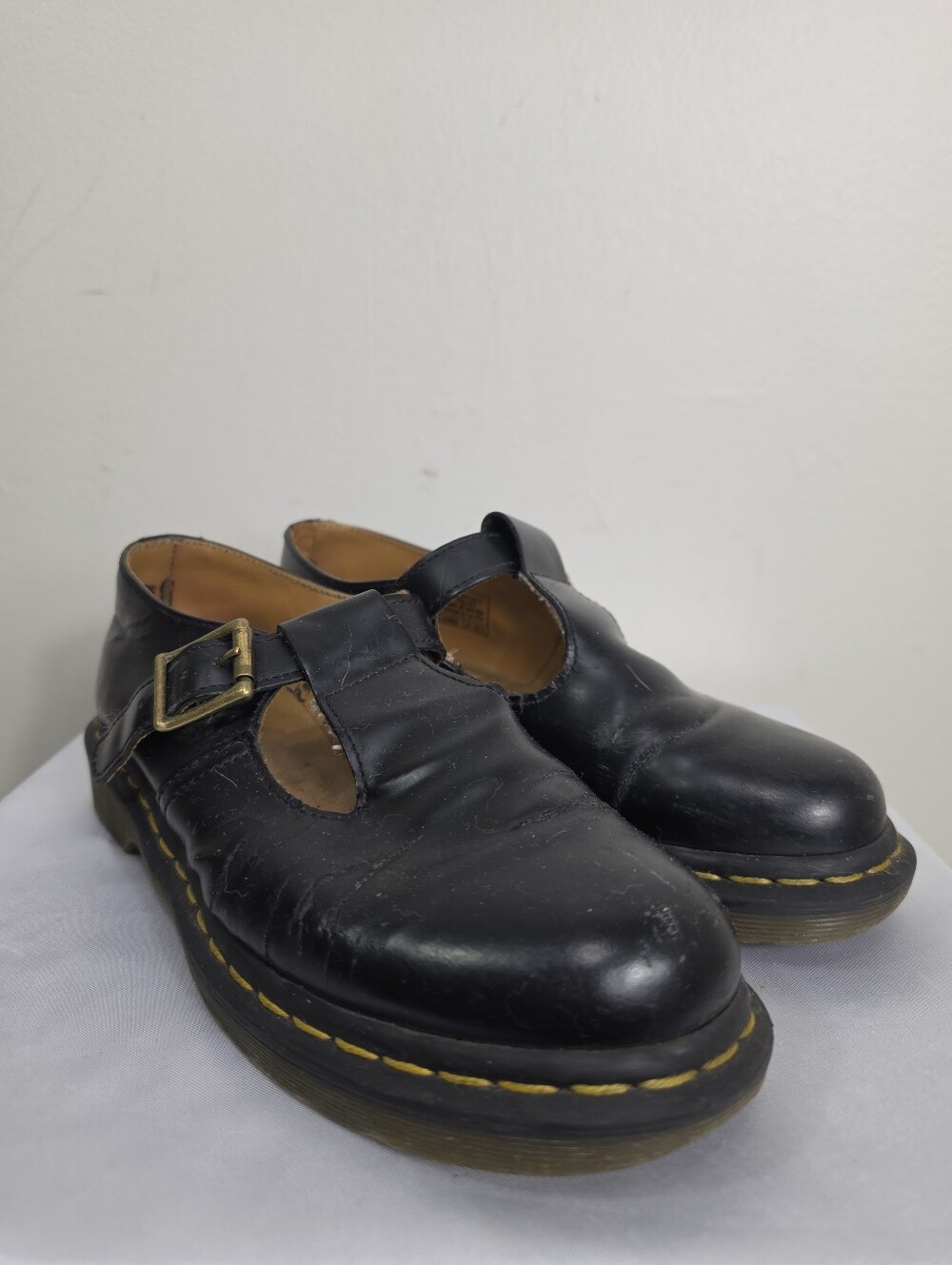 Dr. Martens Black Leather Mary Jane Flats
